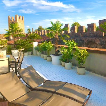 Апартаменты Ca' Del Sole - Attico Panoramico In Centro Storico Монтаньяна Экстерьер фото